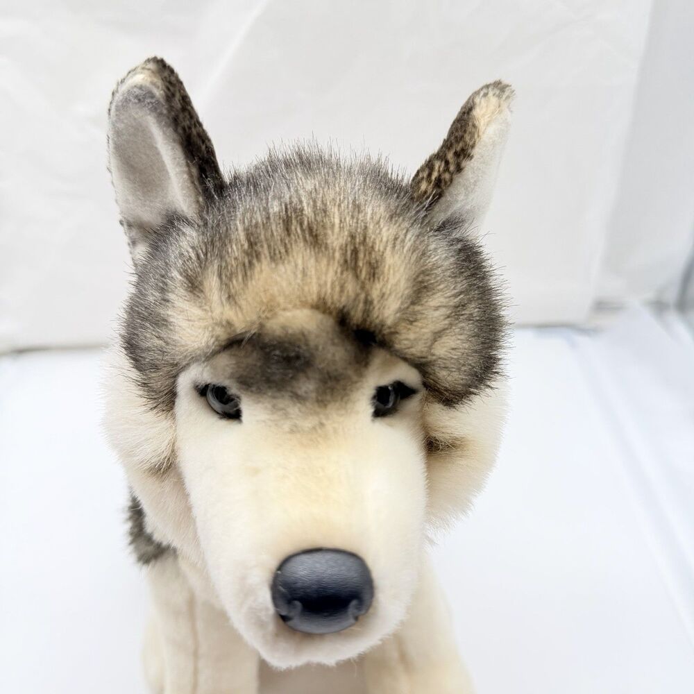 Douglas Cuddle Toys Atka The Wolf Dog 11" Stuffed Plush Animal #1833 Realistic - Picture 9 of 13